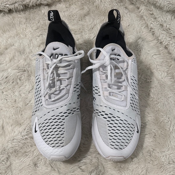 Nike Air Max 270 white and black running sneakers women’s size 11 - Picture 3 of 5
